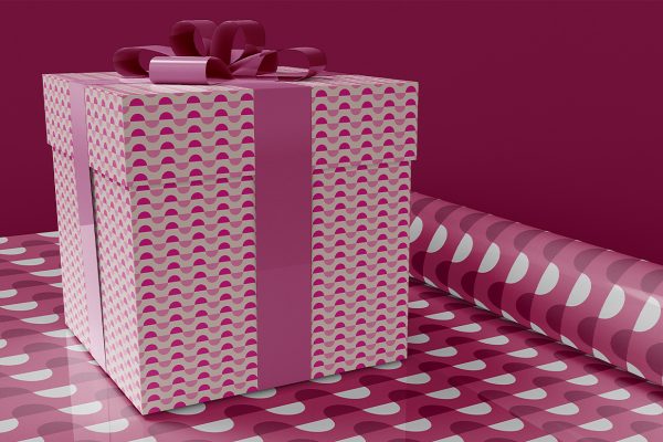 天地盖节日礼品盒礼物盒礼盒包装样机mockup