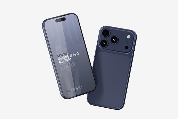 iPhone 17 Pro苹果手机样机mockup