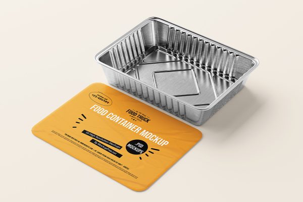 一次性食品盒餐盒外卖打包盒样机mockup10组