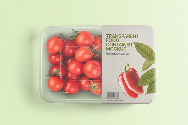 食品盒打包盒包装样机mockup