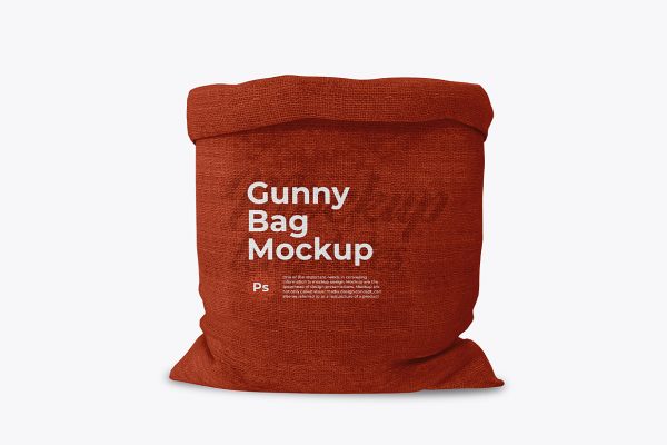 粗麻袋黄麻袋收纳袋样机mockup