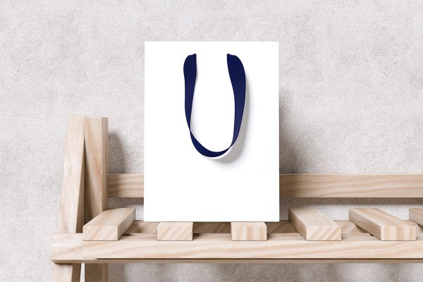 带场景的购物袋手提袋纸袋样机mockup4组