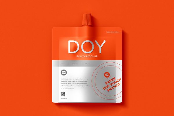 吸嘴袋包装样机mockup