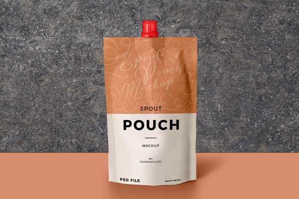 吸嘴袋自立袋包装样机mockup