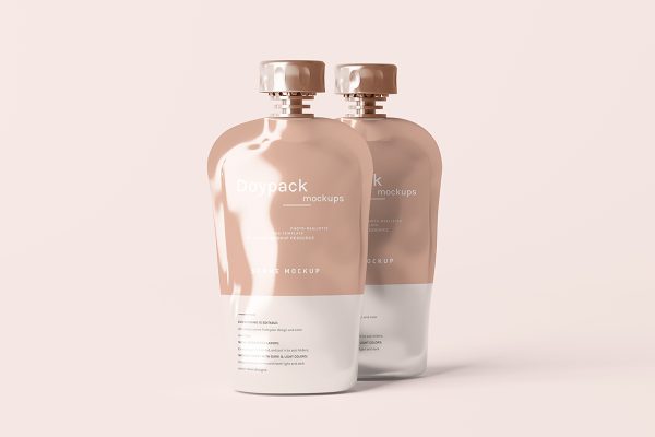 高质感吸嘴袋自立袋包装样机mockup7组