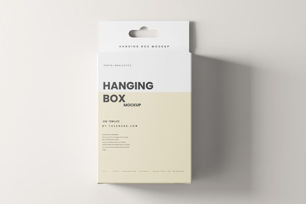 高质感挂耳盒包装样机mockup10组