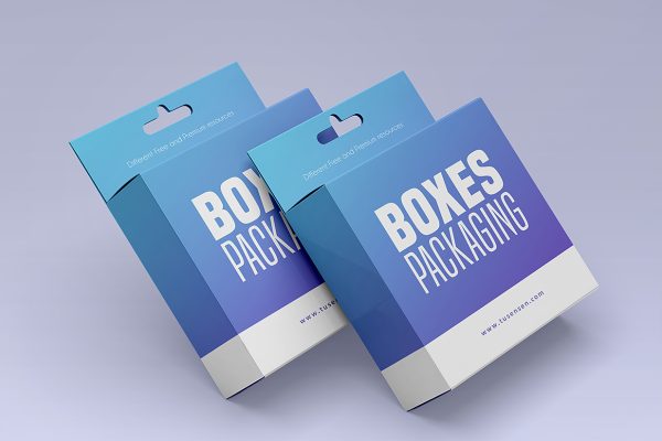 挂耳盒包装盒样机mockup2组