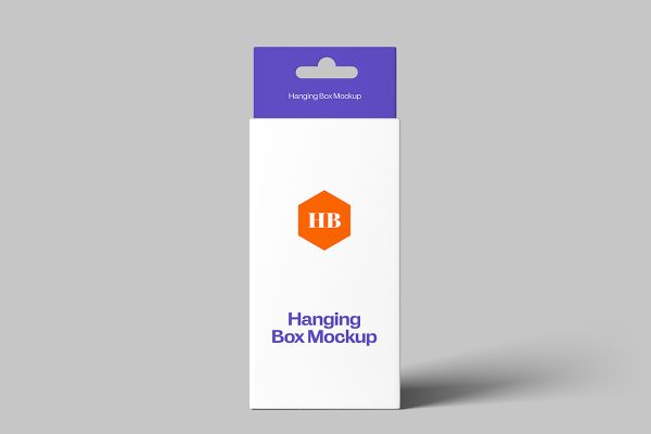 挂耳盒包装盒样机mockup5组