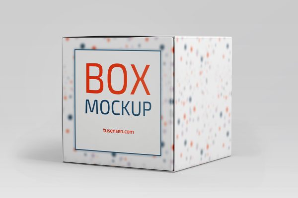 抽拉盒包装盒纸盒礼品盒样机mockup2组