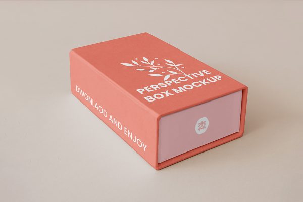 抽拉盒包装盒纸盒样机mockup