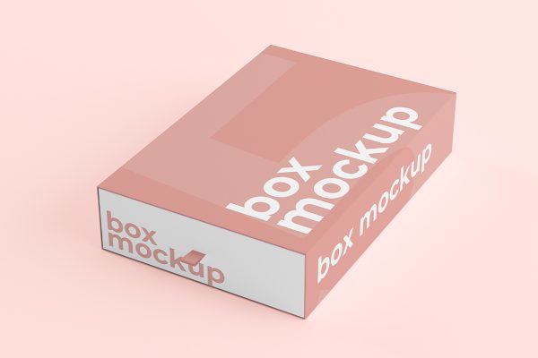 抽拉盒包装盒纸盒样机mockup
