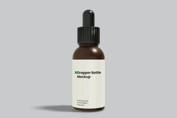 滴管瓶精华精油瓶样机mockup2组