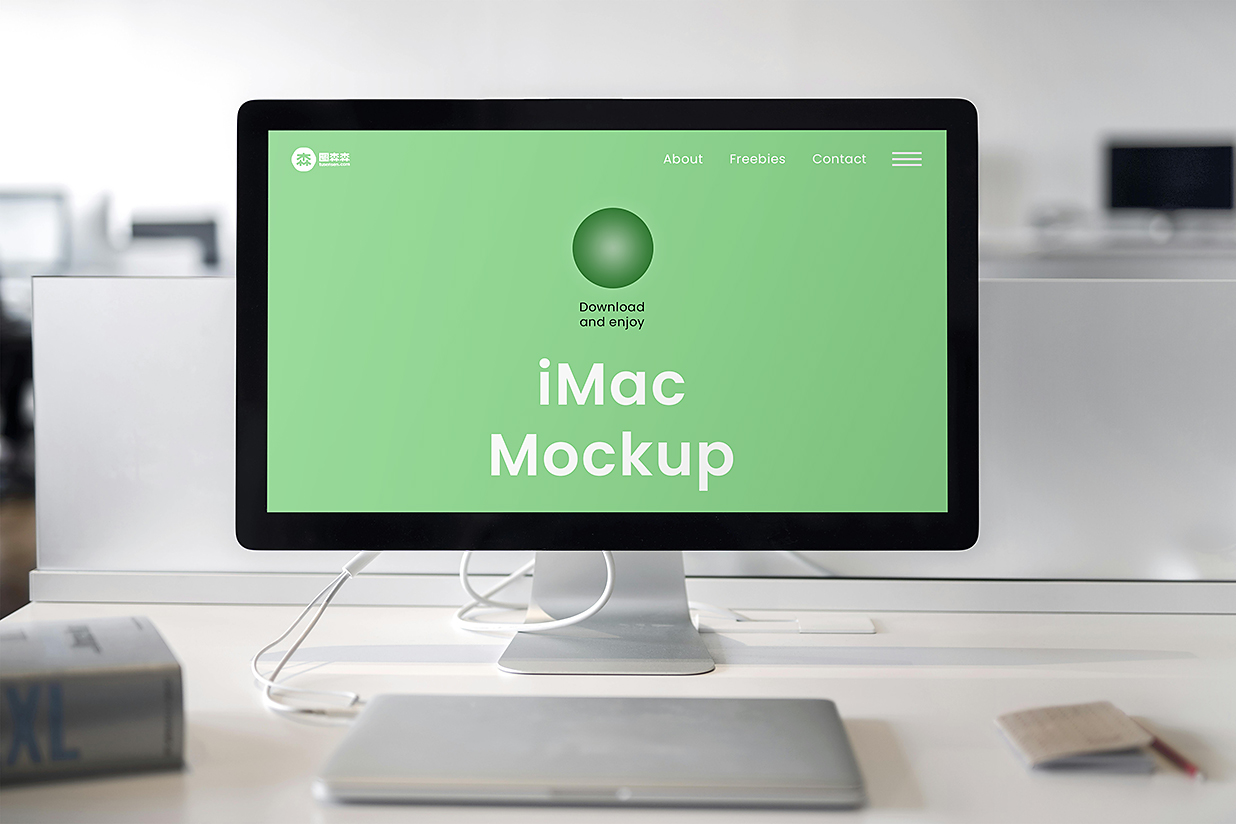 iMac Studio Display样机mockup插图