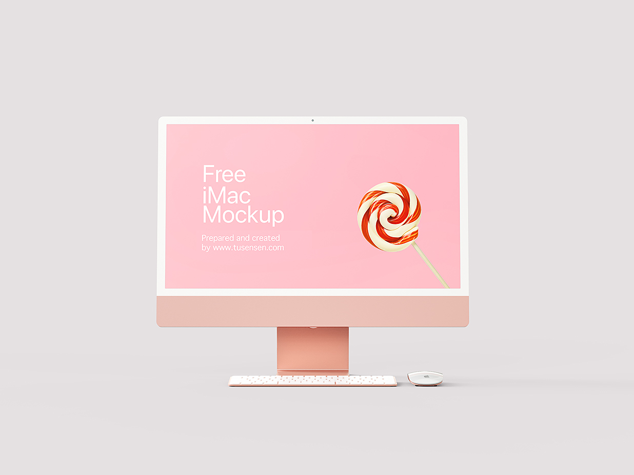 高质感iMac样机mockup4组插图1