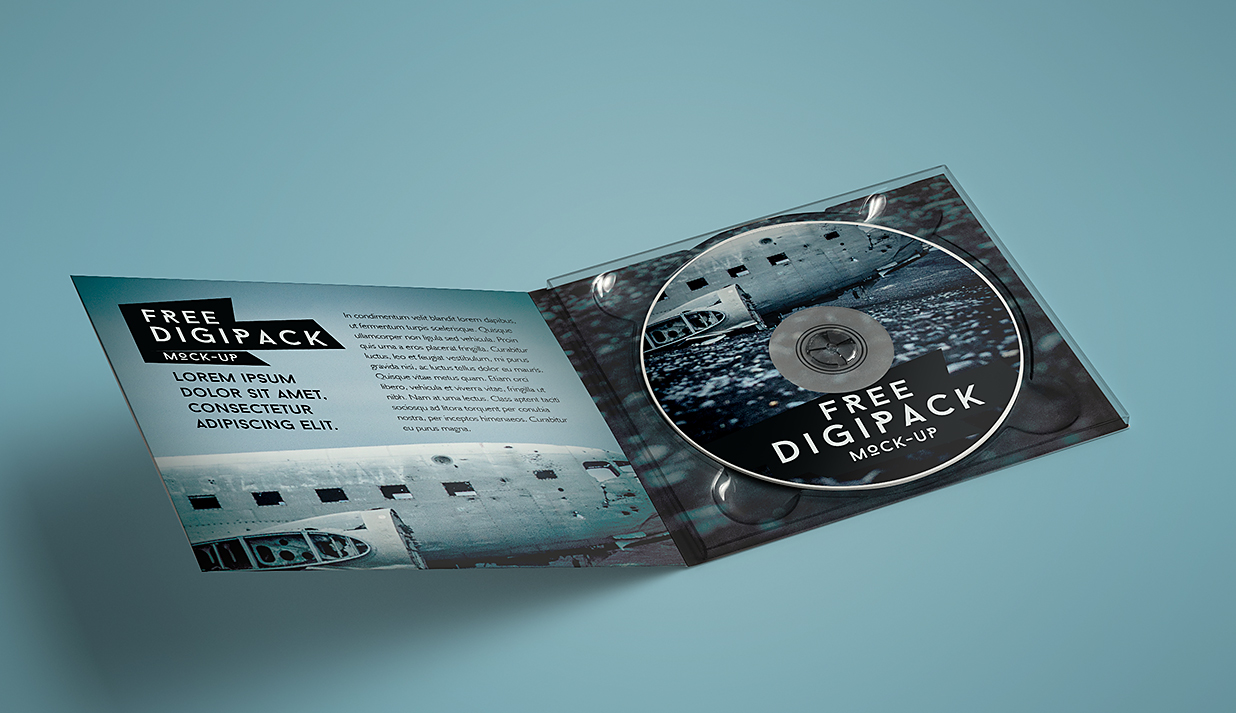 CD光盘样机mockup3组插图1