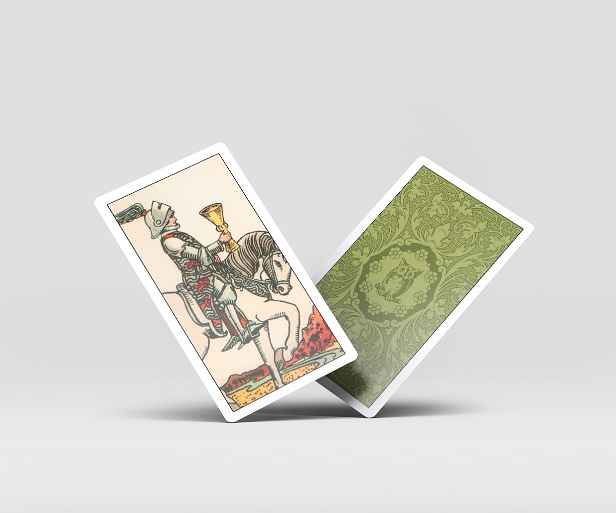 带包装盒的塔罗牌卡牌样机 mockup8组插图2