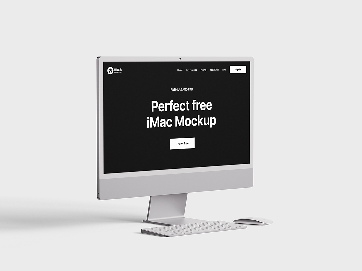 简约iMac样机mockup3组插图2