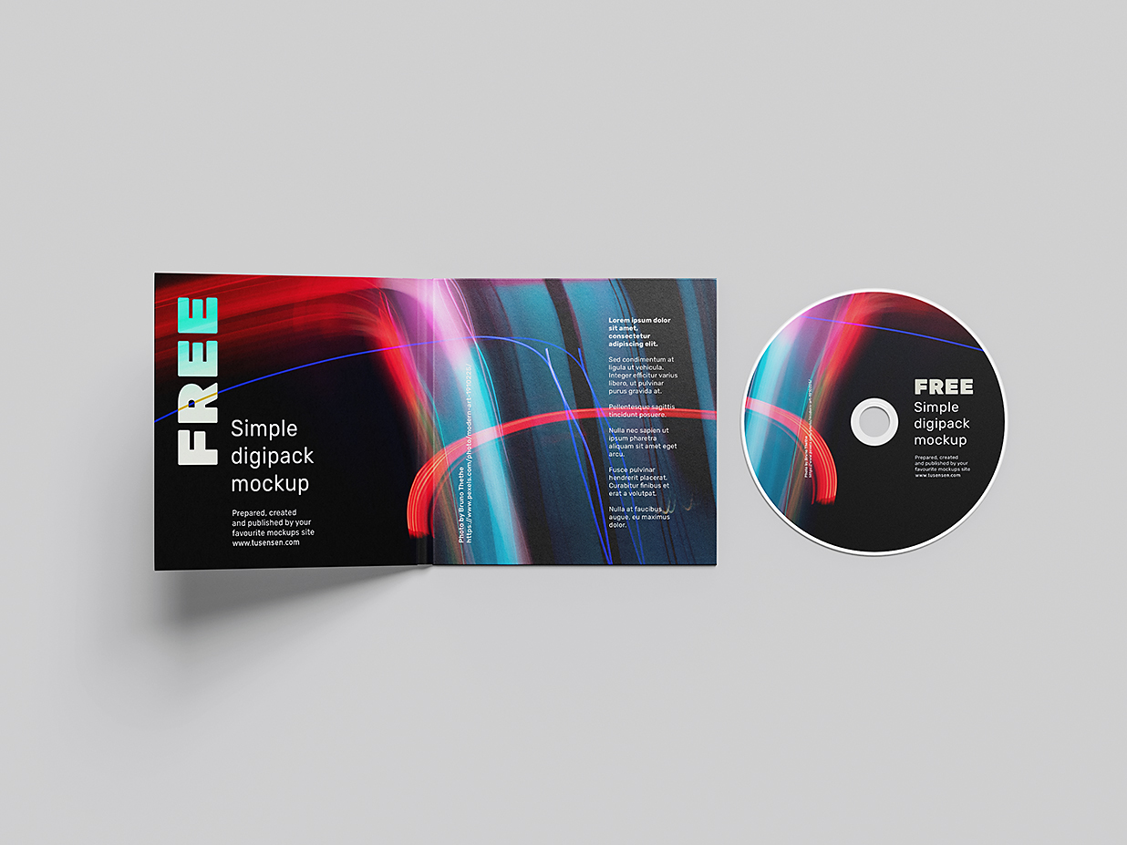 精致的CD光盘样机mockup5组插图2