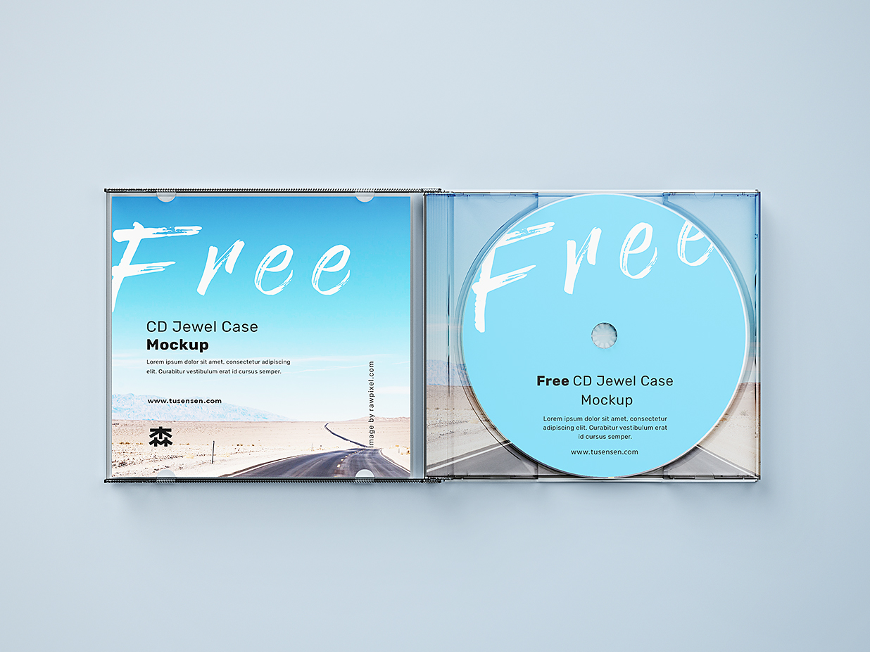 精致的CD光盘样机mockup5组插图2