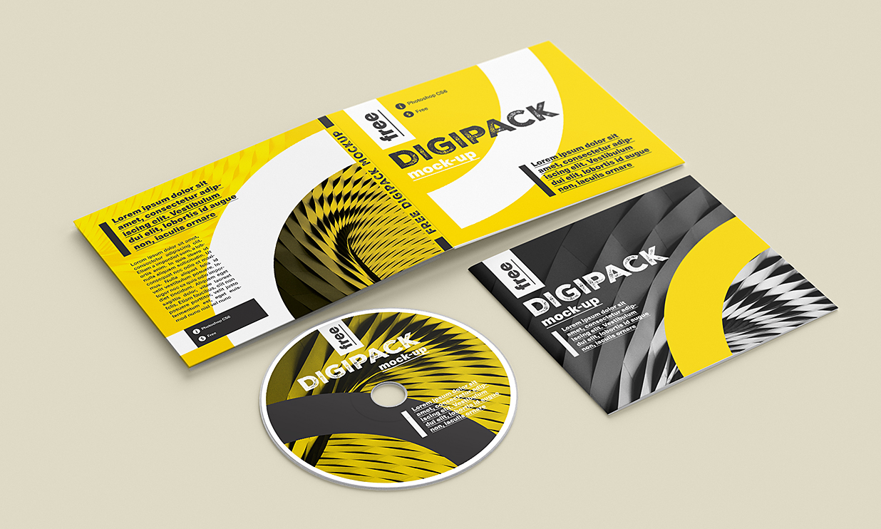 高质感CD光盘样机mockup5组插图3