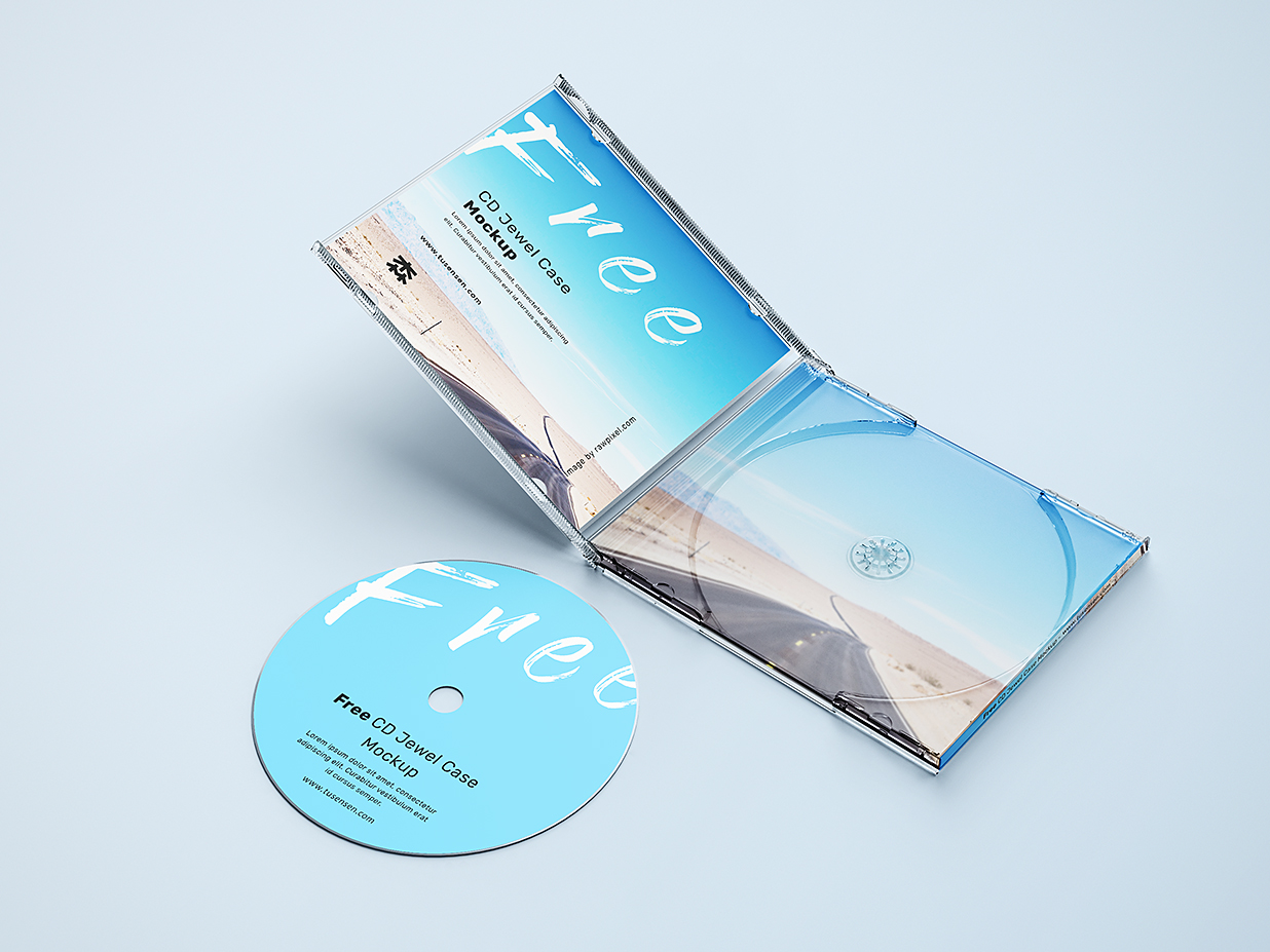 精致的CD光盘样机mockup5组插图3