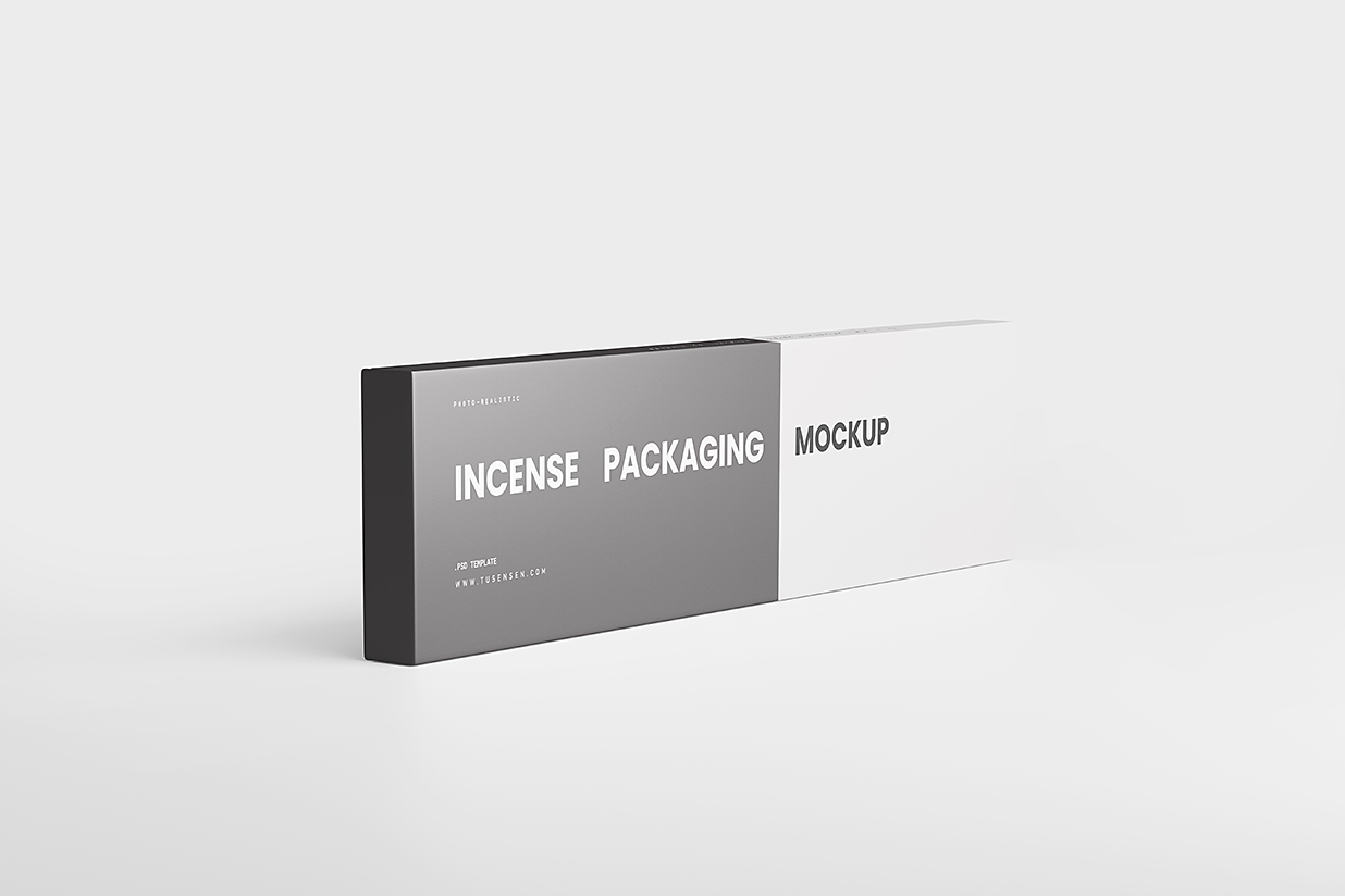 带包装盒的线香样机mockup5组插图3