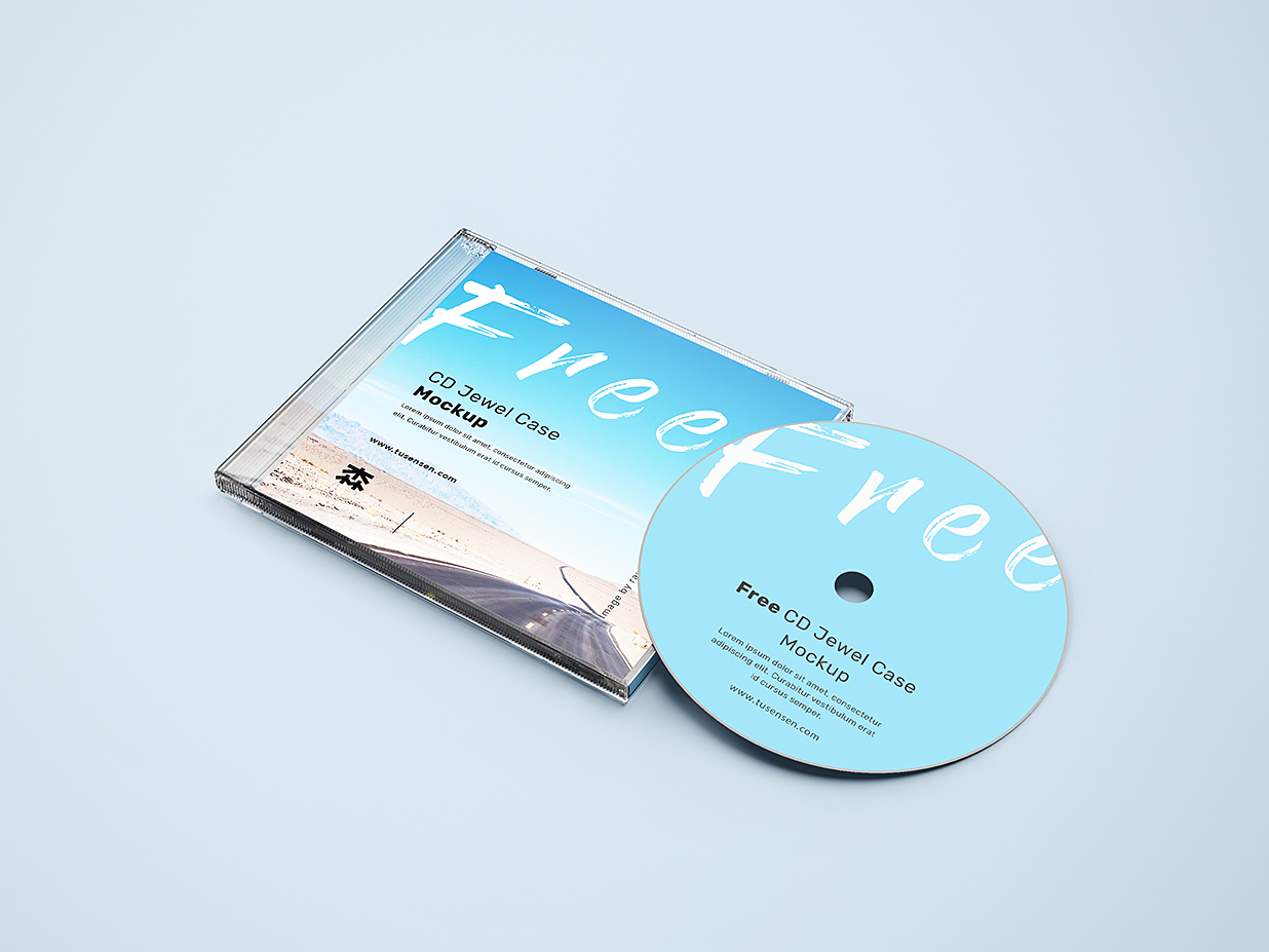 精致的CD光盘样机mockup5组插图4