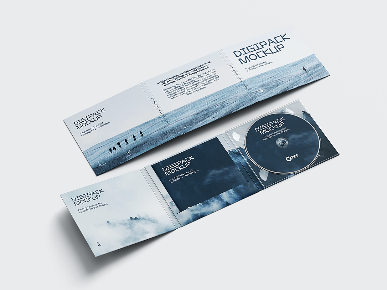 CD光盘样机mockup5组插图4