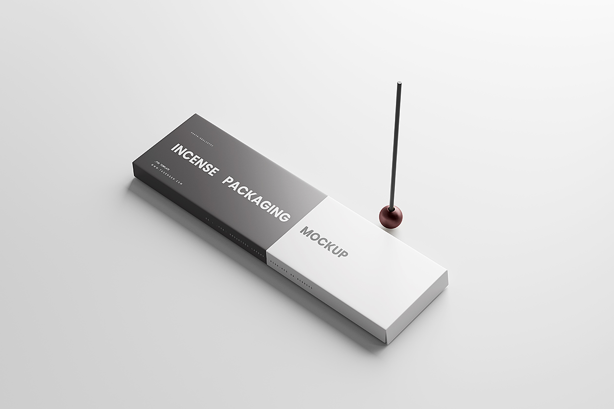 带包装盒的线香样机mockup5组插图4