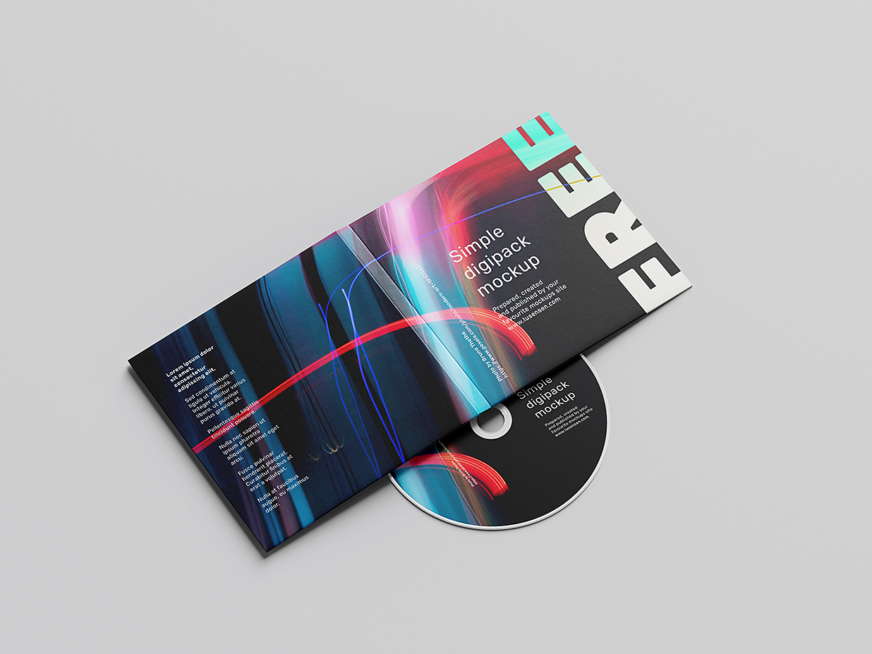 精致的CD光盘样机mockup5组插图4