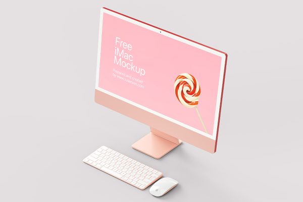 高质感iMac样机mockup4组