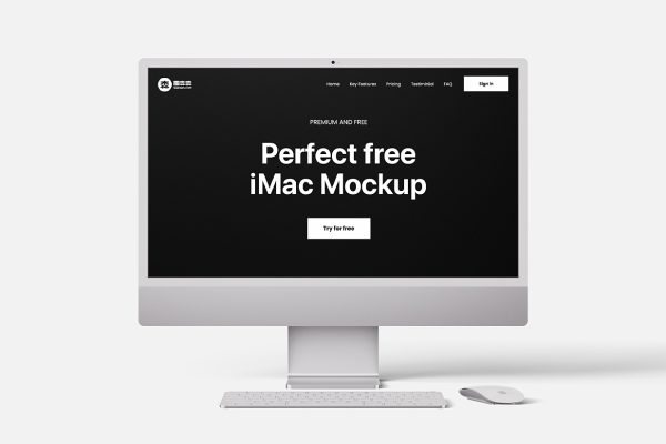 简约iMac样机mockup3组