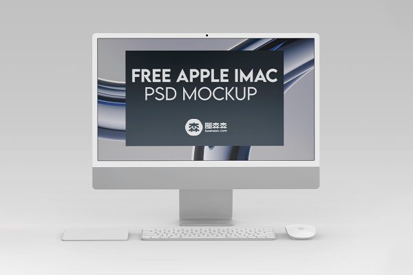 苹果iMac样机mockup3组