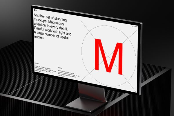 高质感iMac24寸样机mockup