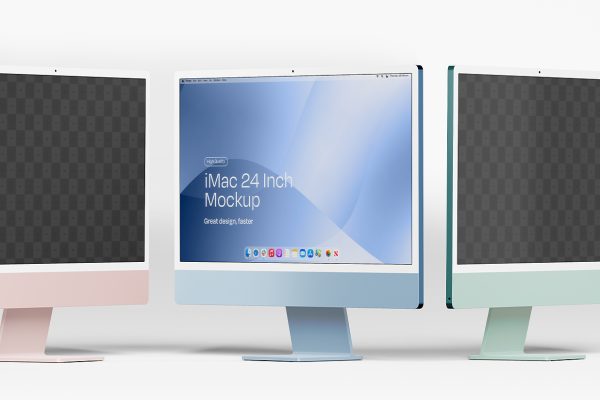 iMac24寸样机mockup