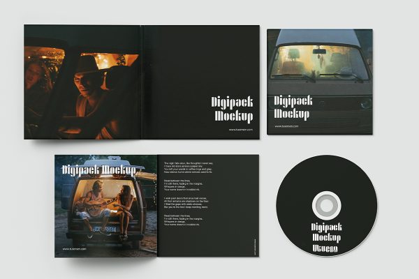 高质感CD光盘样机mockup5组