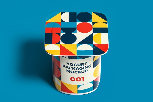 酸奶杯包装样机mockup3组