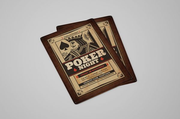 扑克牌塔罗牌卡牌样机 mockup4组