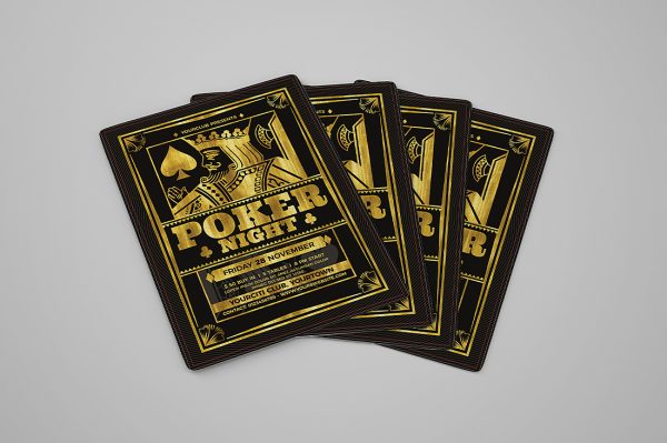 扑克牌塔罗牌卡牌样机 mockup4组