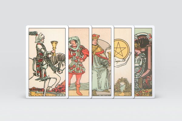 带包装盒的塔罗牌卡牌样机 mockup8组