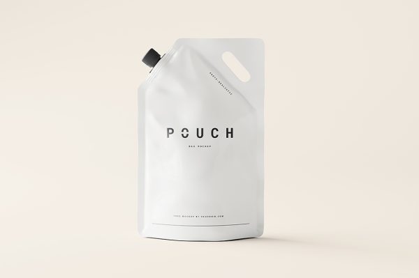 斜口吸嘴袋自立袋包装样机 mockup5 组
