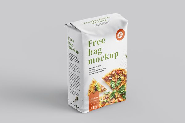 食品包装袋自立袋零食袋样机mockup