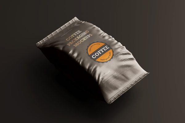 食品包装袋咖啡袋样机mockup5组