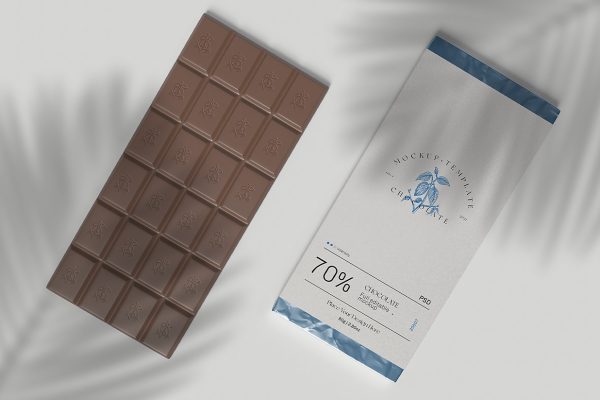 食品包装盒巧克力盒纸盒样机mockup
