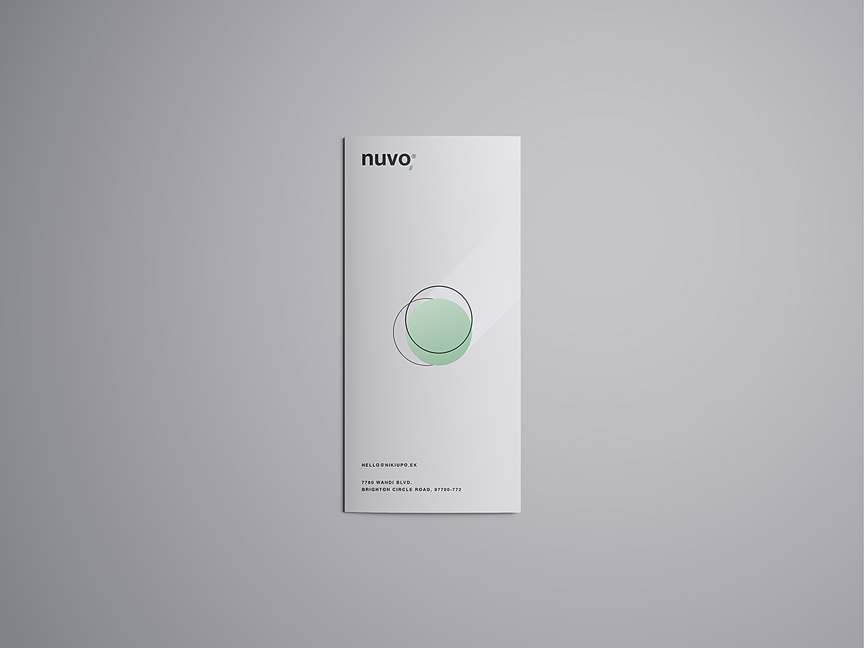高质感竖版折页三折页样机mockup16组插图