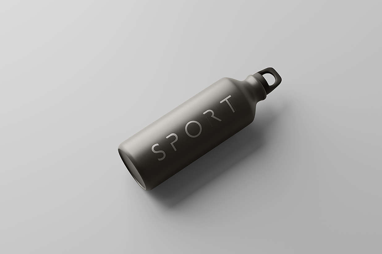 高质感运动水瓶水杯样机mockup5组插图2