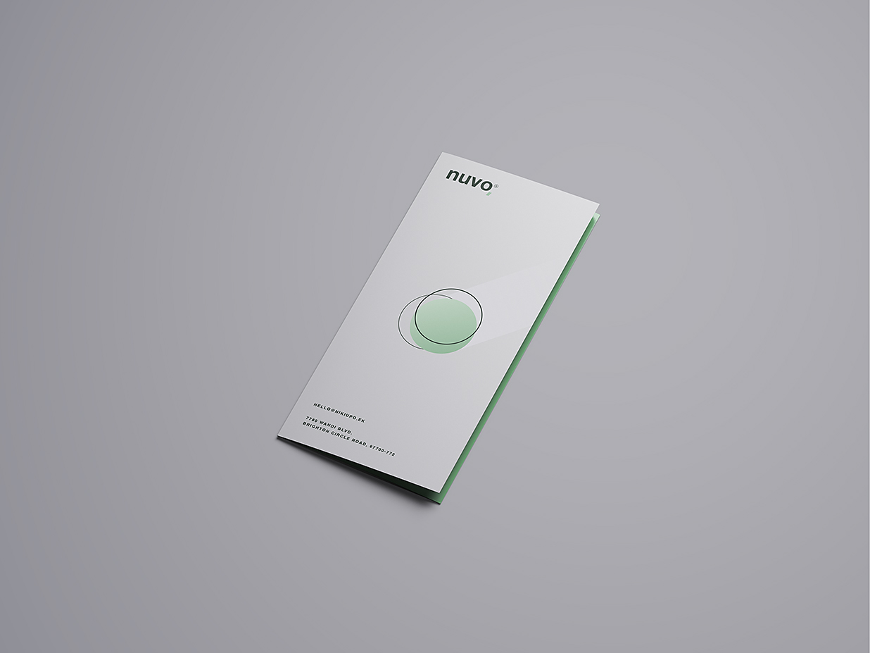 高质感竖版折页三折页样机mockup16组插图3