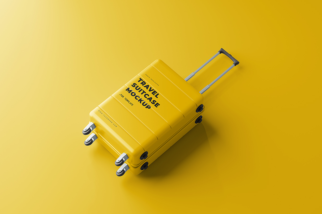 高质感行李箱旅行箱样机mockup8组插图3