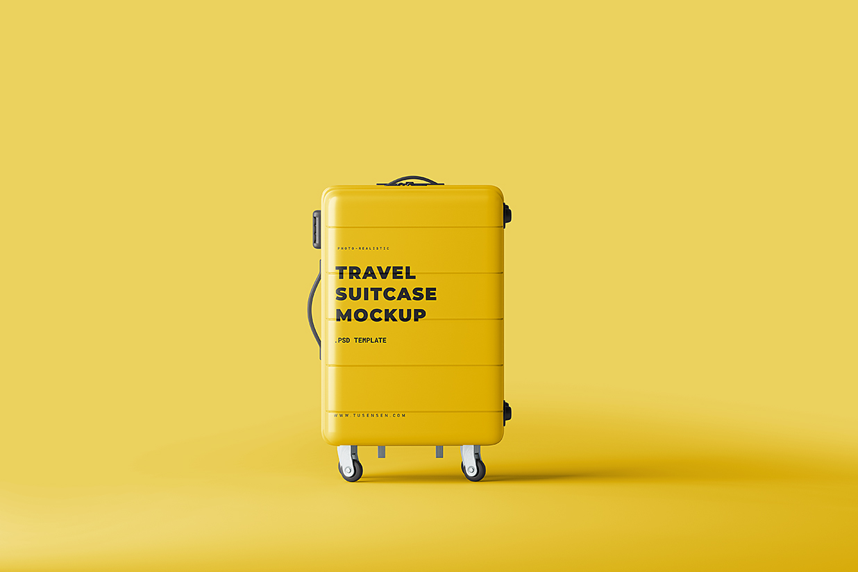 高质感行李箱旅行箱样机mockup8组插图7