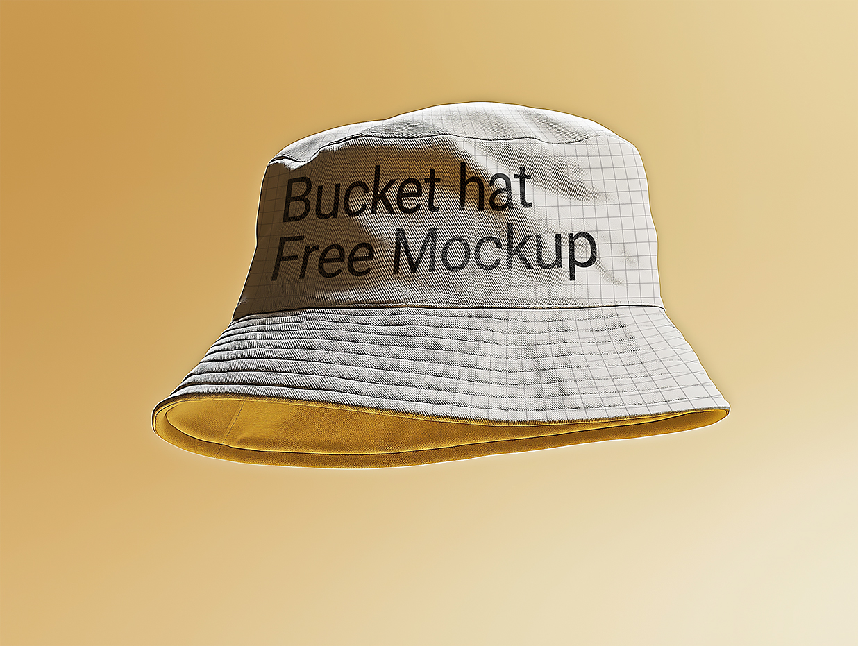 渔夫帽帽子样机mockup插图